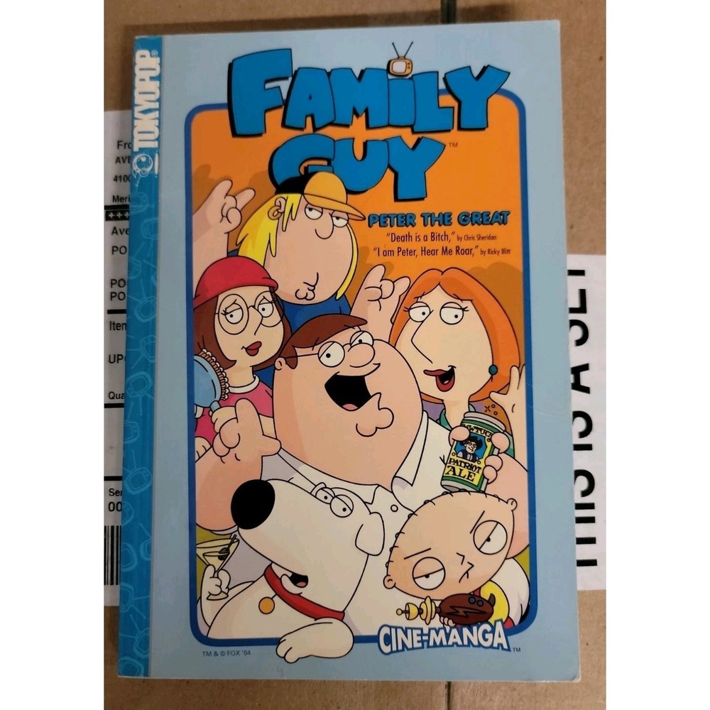 Family Guy - Peter the Great - Cine-Manga TokyoPop Book 2004 Excellent!